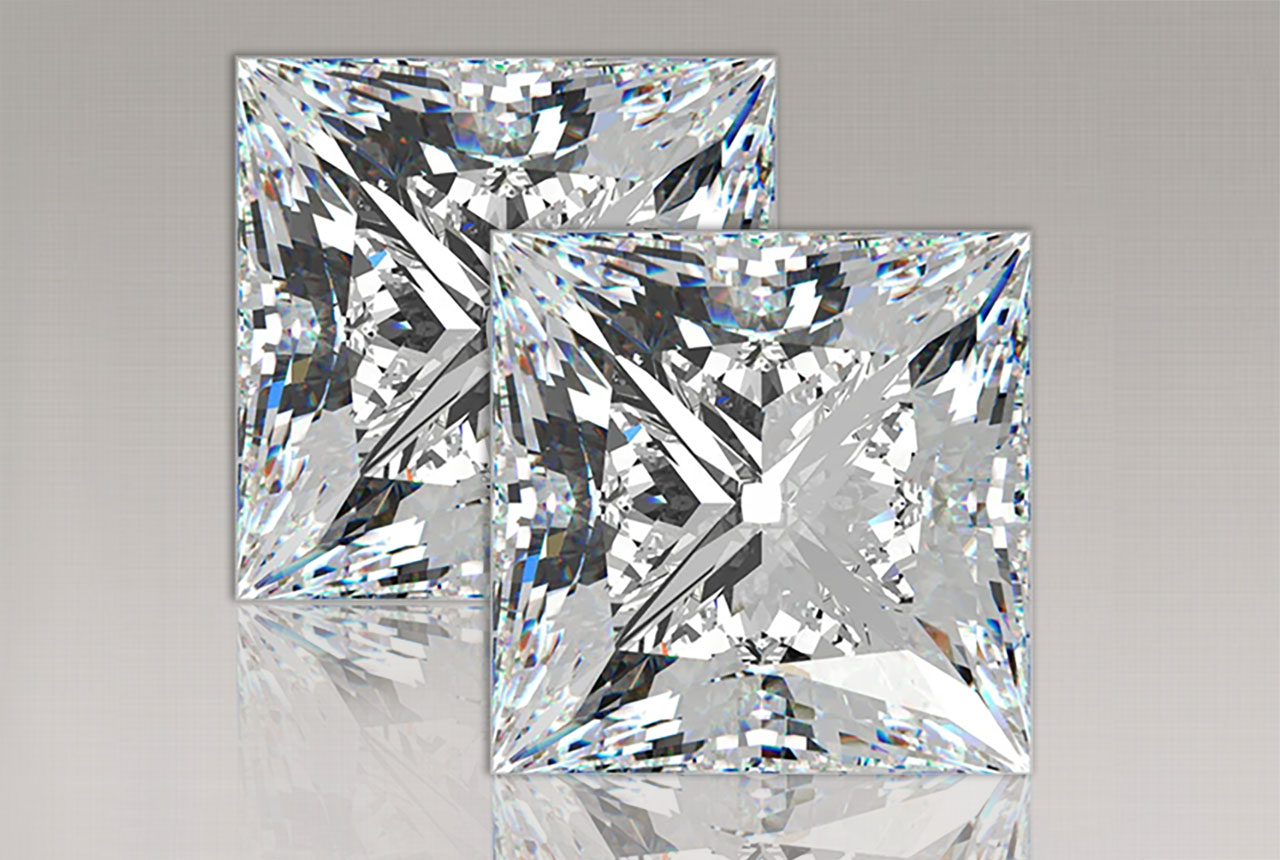 1 CTW Princess Diamonds