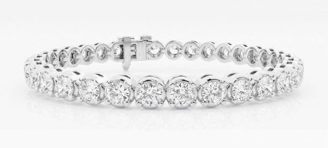 10 ctw diamond tennis bracelet