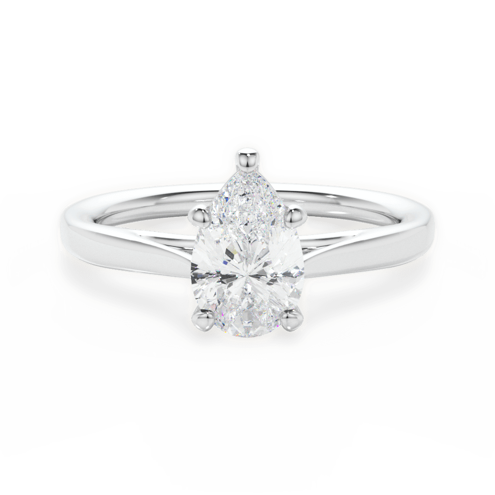 Platinum Pear Shaped Engagement Rings Ritani