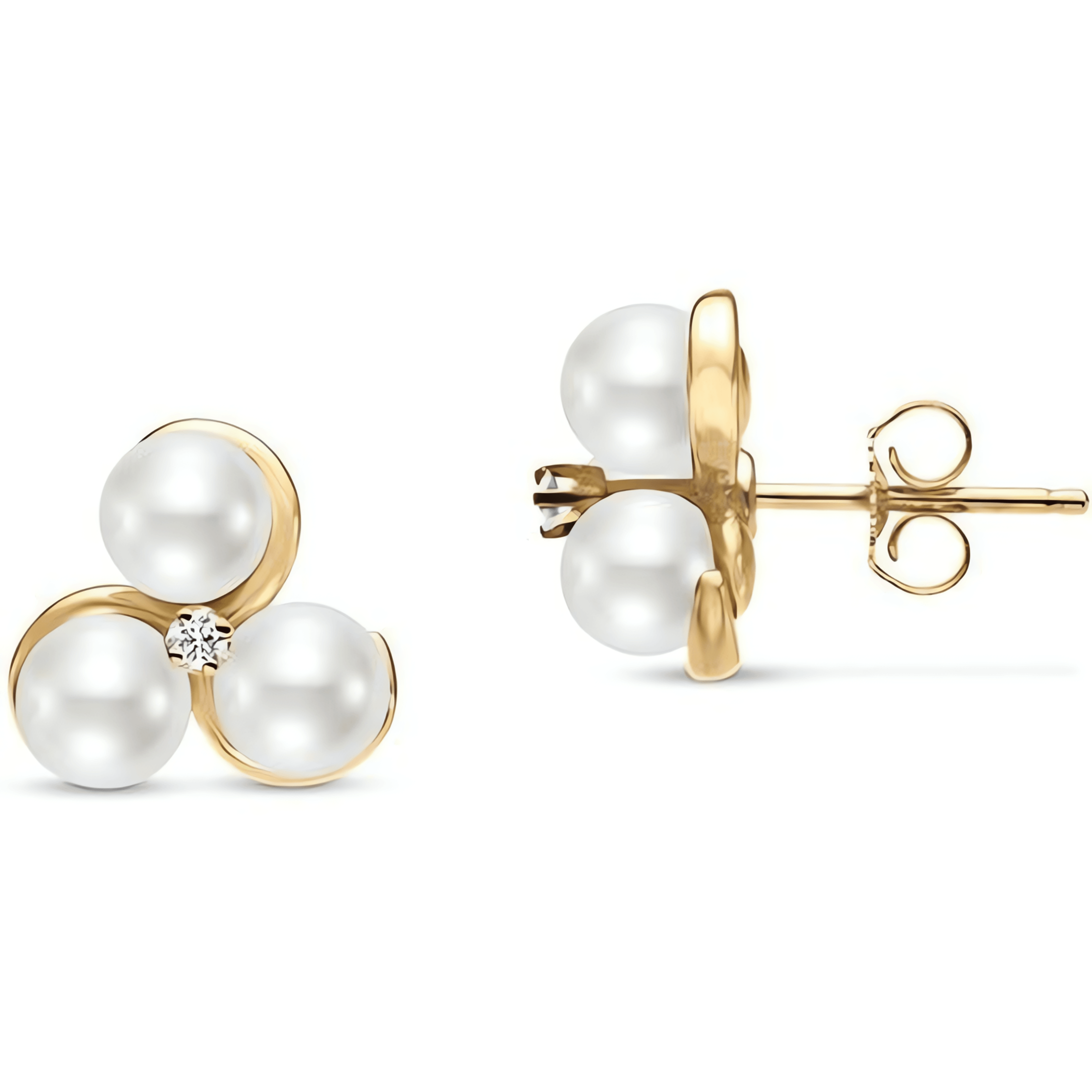 Sterling Silver Caged Pearl Drop Earrings with Grey Pearl | Otis Jaxon  Jewellery
