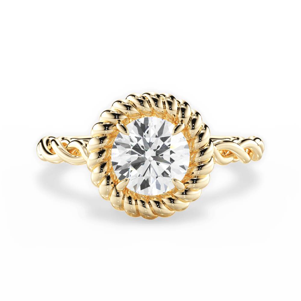 ILA Pixie Hidden Halo Diamond Engagement Ring