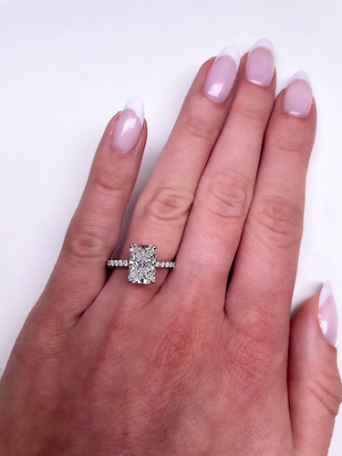 Buy Emerald-Cut Diamond Ring | Solitaire Rings | Engagement Rings