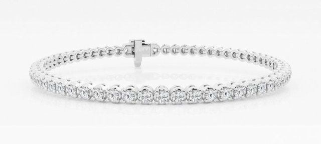 2 ctw diamond tennis bracelet