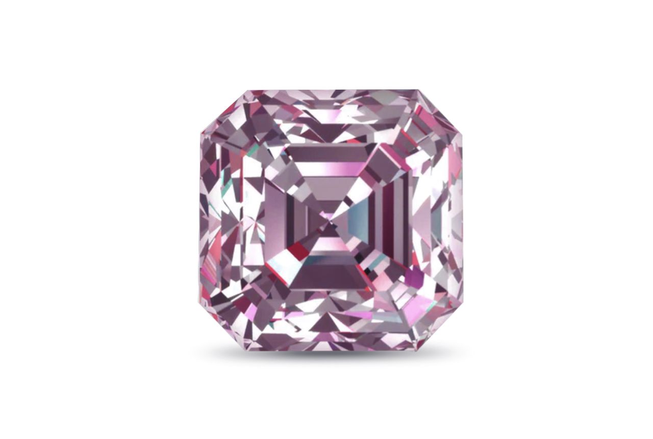 Pink Diamond Asscher Single