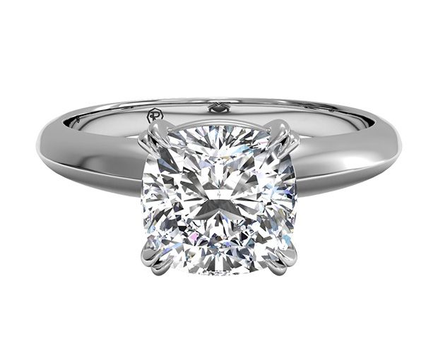 Cushion Cut Diamond Solitaire Engagement Ring by Ritani