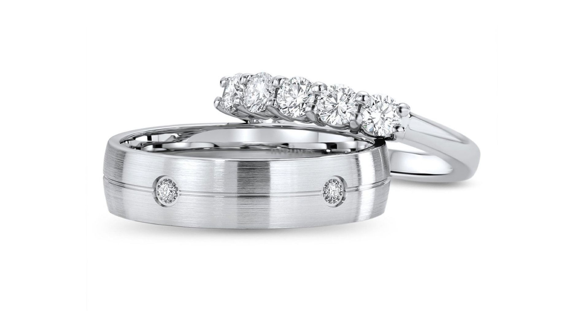 Buy Diamond Men's Ring, 10K White Gold Ring, Diamond Cluster Ring, Gold  Rings For Men, Wedding Ring For Him 2.00 ctw at ShopLC.