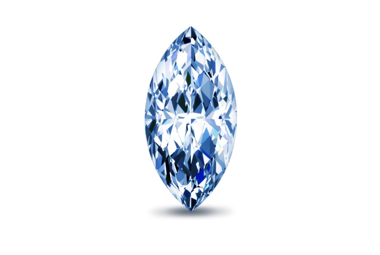 Blue Diamond Marquise Single