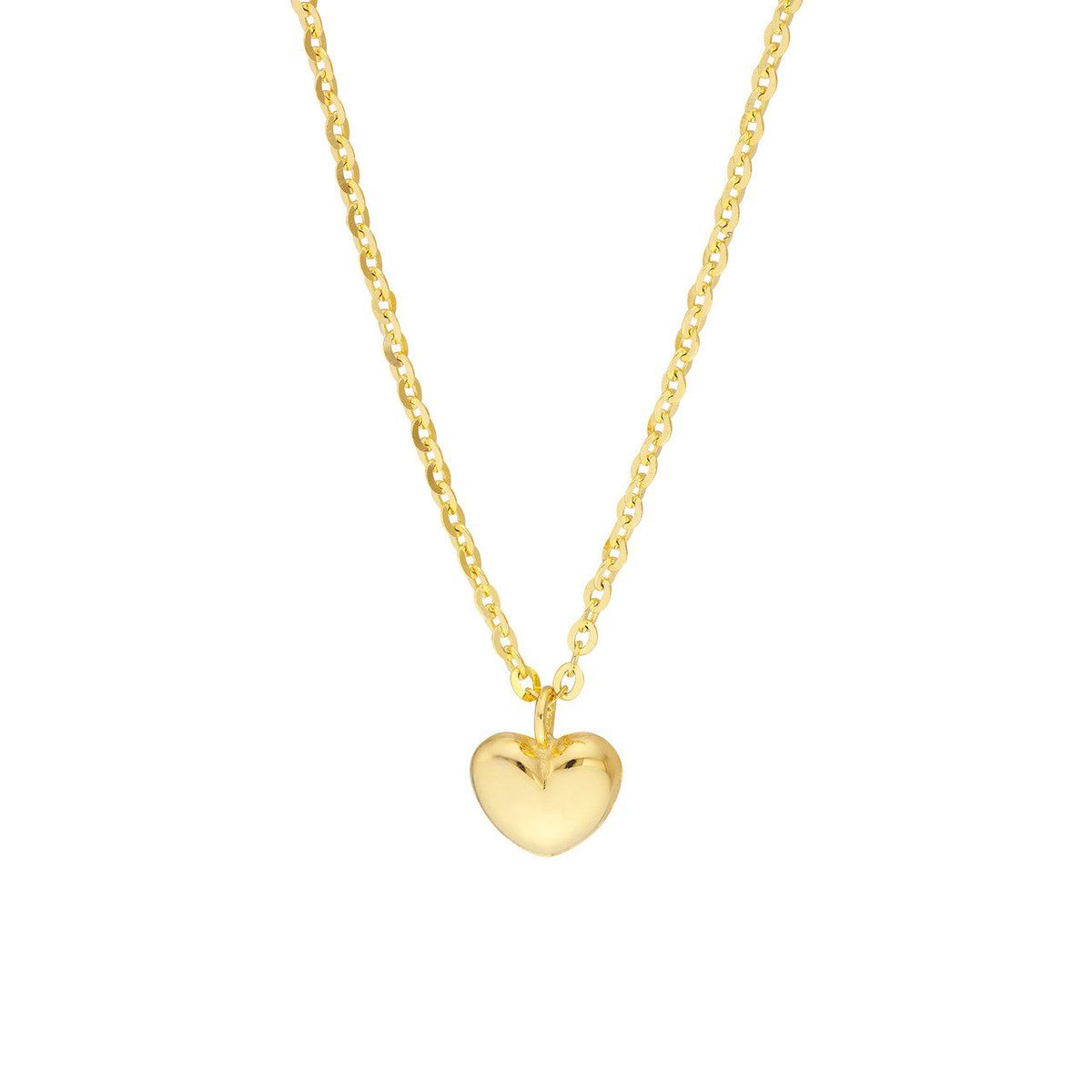 Image of children's gold heart necklace