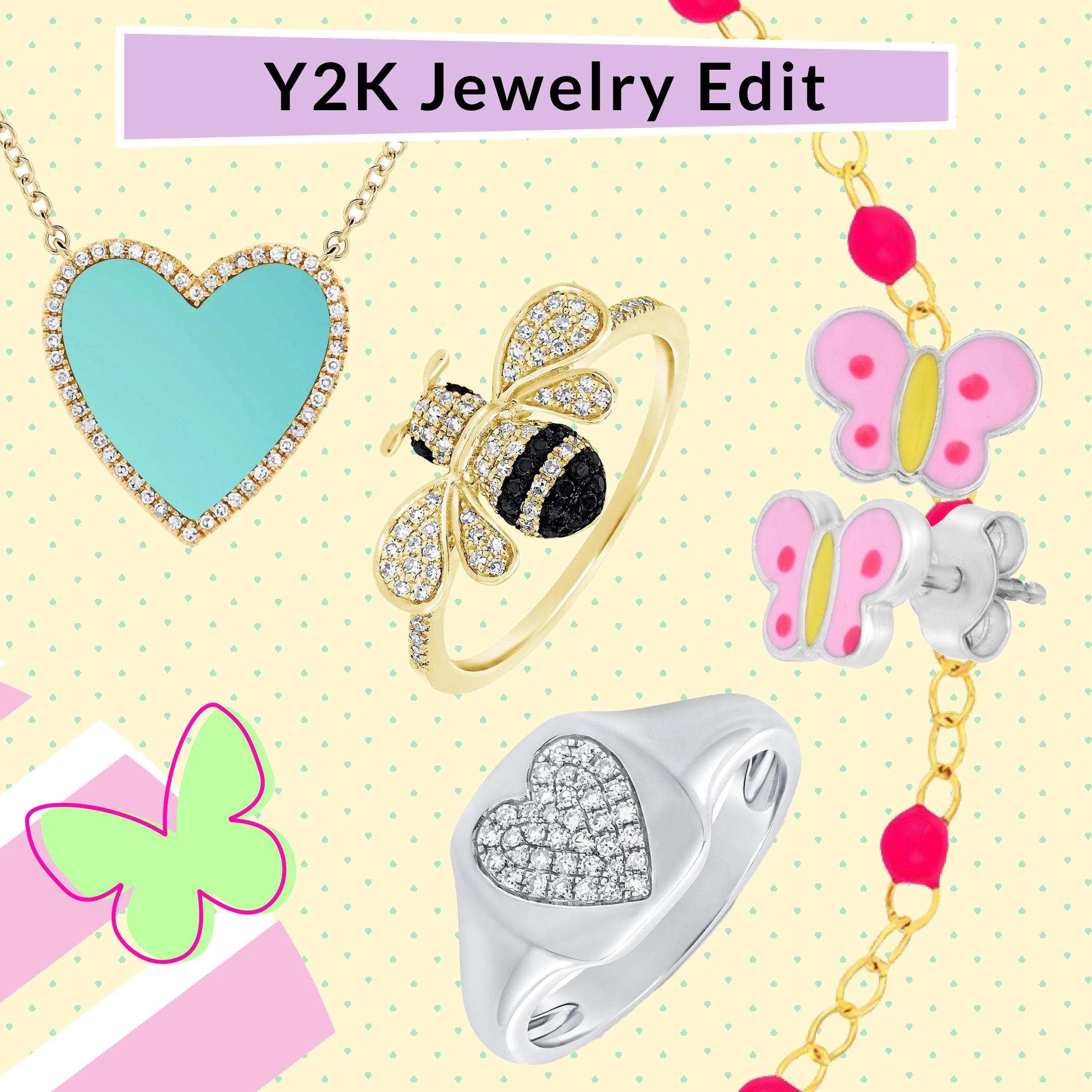 Image of Y2K themed jewelry