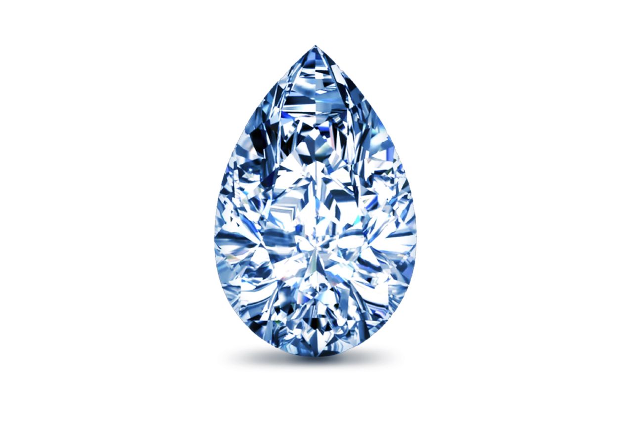 Blue Diamond Pear Single
