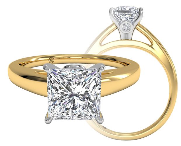 princess cut diamond engagement ring