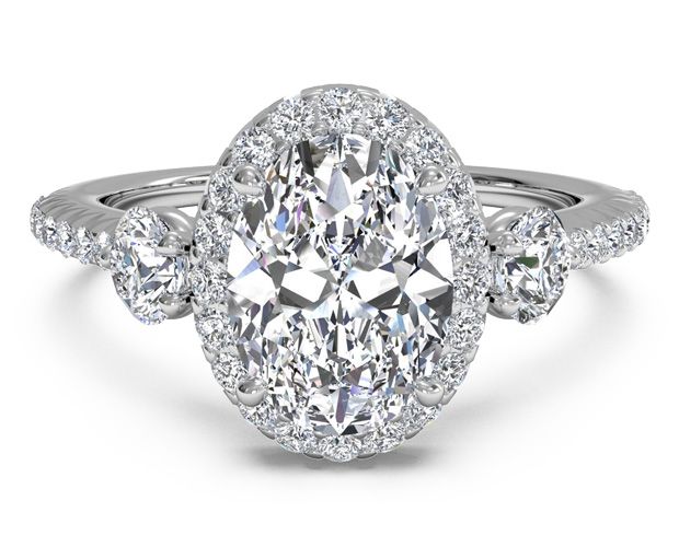 oval cut diamond ring