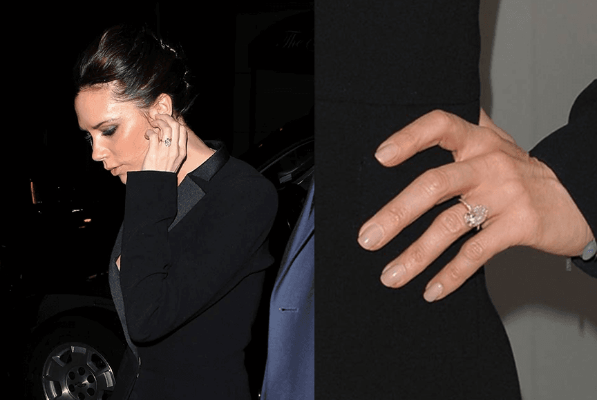 Victoria beckham pink diamond on sale ring