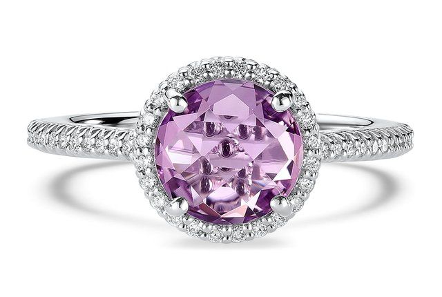 amethyst cocktail ring