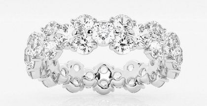cluster eternity band