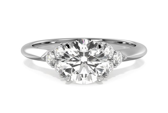 cluster engagement ring