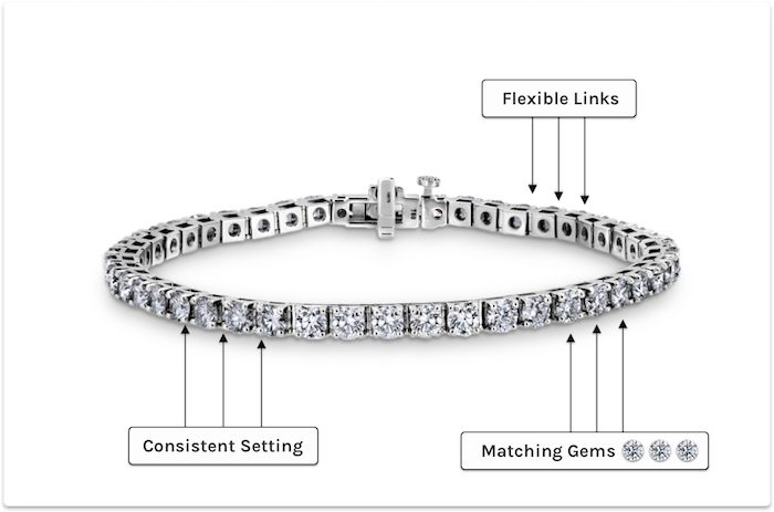 Add a link diamond deals tennis bracelet