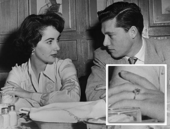 Elizabeth Taylor's first engagement ring