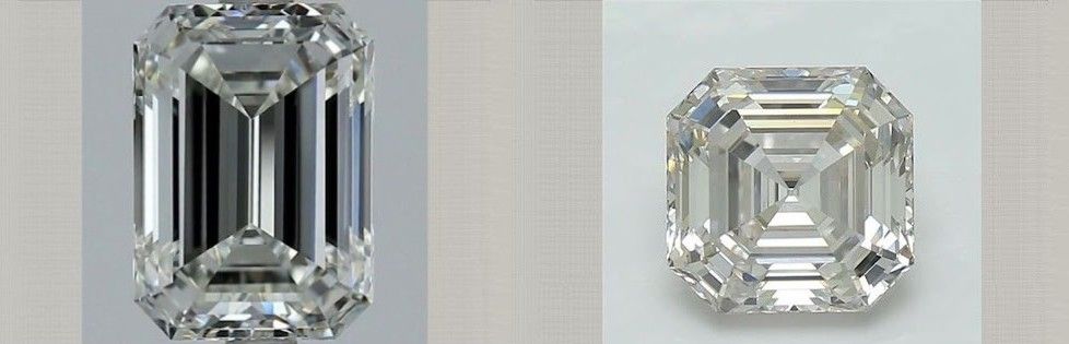 emerald cut vs asscher