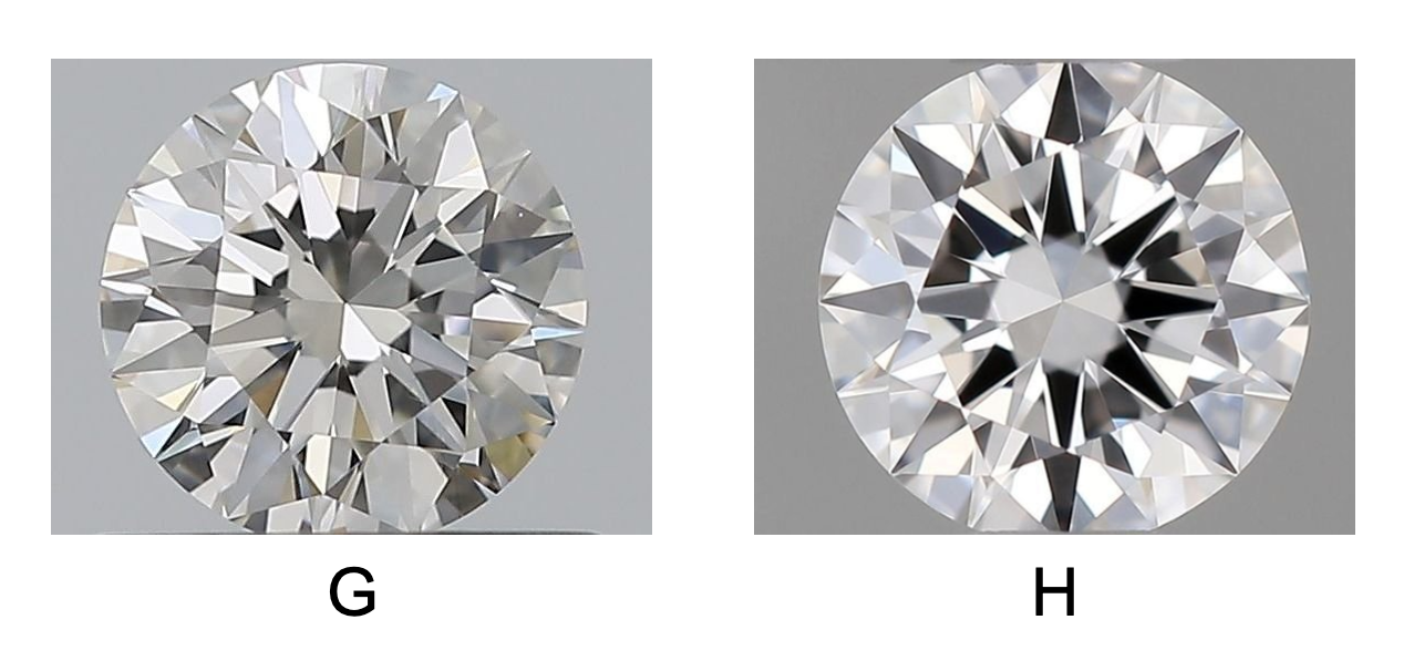 G vs H color diamond