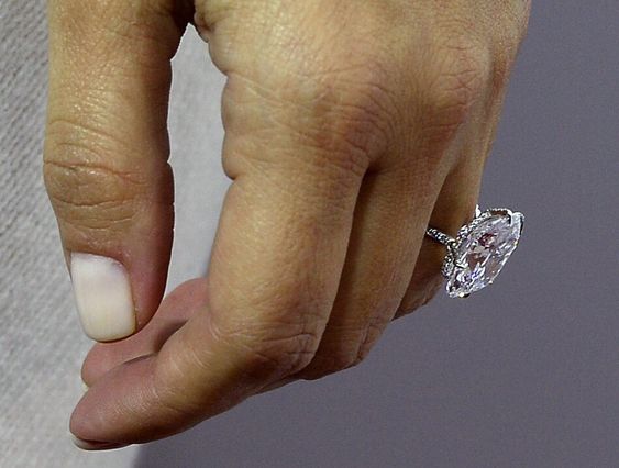 Kim Kardashian's engagement ring from Kanye 