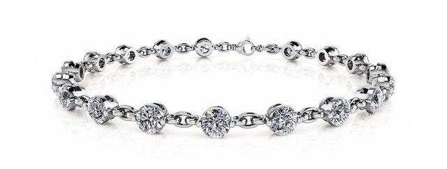 lab diamond tennis bracelet