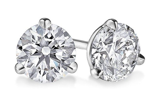 martini diamond studs