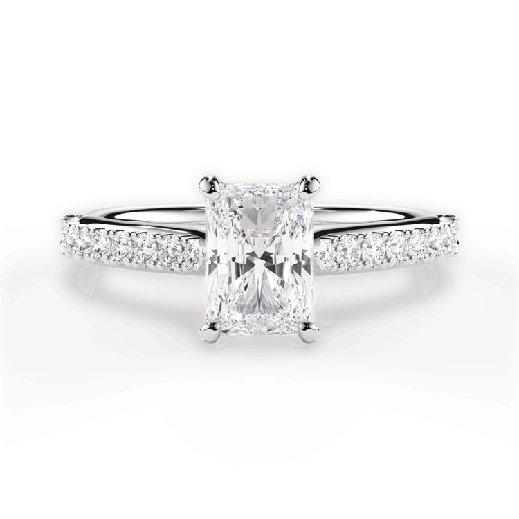 RITANI Tapered Channel-Set Diamond Engagement Ring in White, Di'Amore Fine  Jewelers