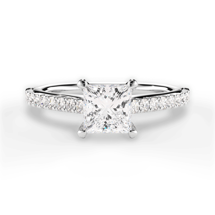 GIA 1.06 Carat Princess Cut Natural Fancy Light Gray Diamond White Gold Ring  14k For Sale at 1stDibs | fancy grey diamond ring, 6 carat princess cut  diamond ring, opalescent diamond