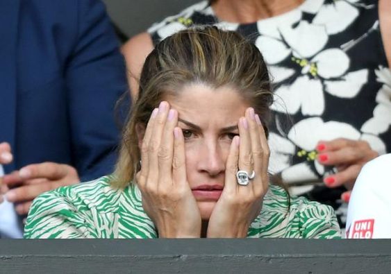 Mirka Federer emerald-cut engagement ring