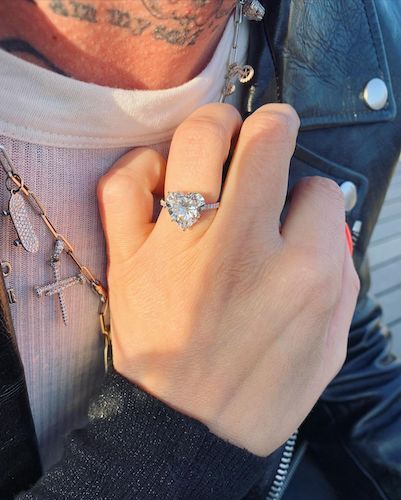 Avril Lavigne's engagement ring from Mod Sun
