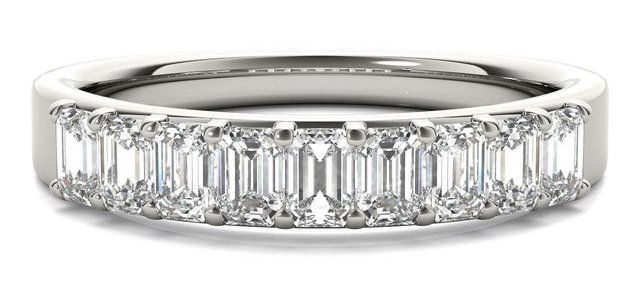 9 stone diamond anniversary ring