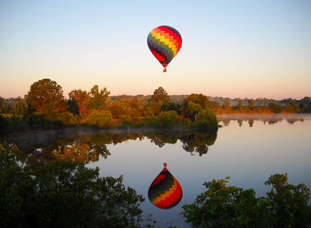 Hot air balloon ride