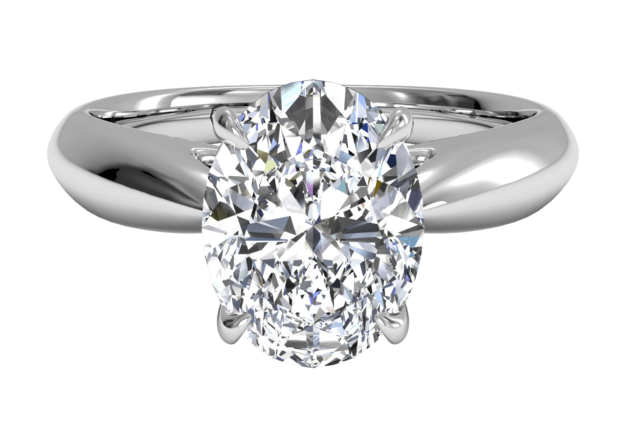 oval cut engagement rings