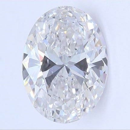 oval cut diamond with small bow tie 