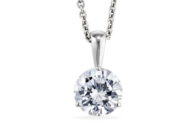 diamond pendant with bail