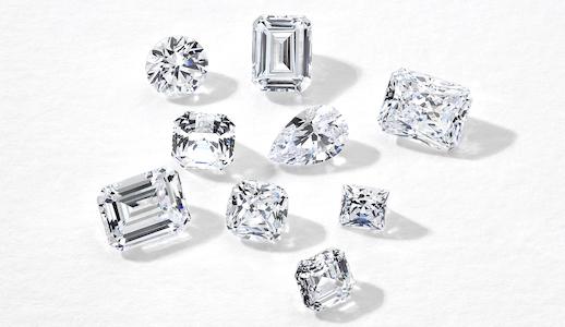 round and fancy shaped diamonds