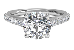 sidestone diamond ring