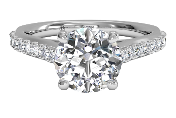 sidestone engagement ring