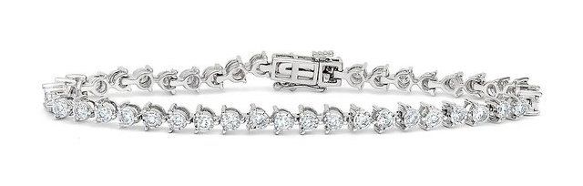 3 prong tennis bracelet