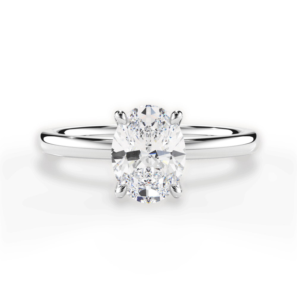 Classic Solitaire Diamond Engagement Ring