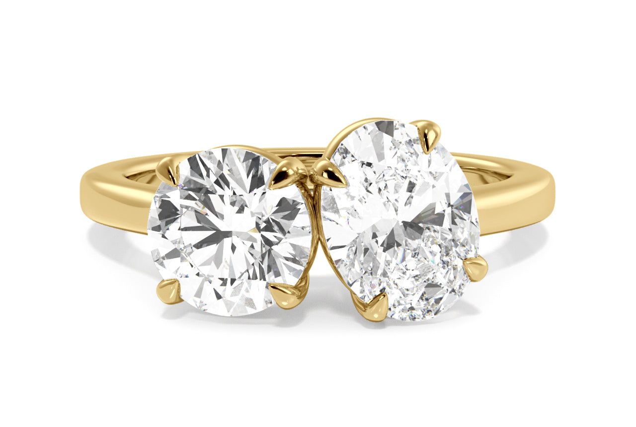 two-stone engagement ring