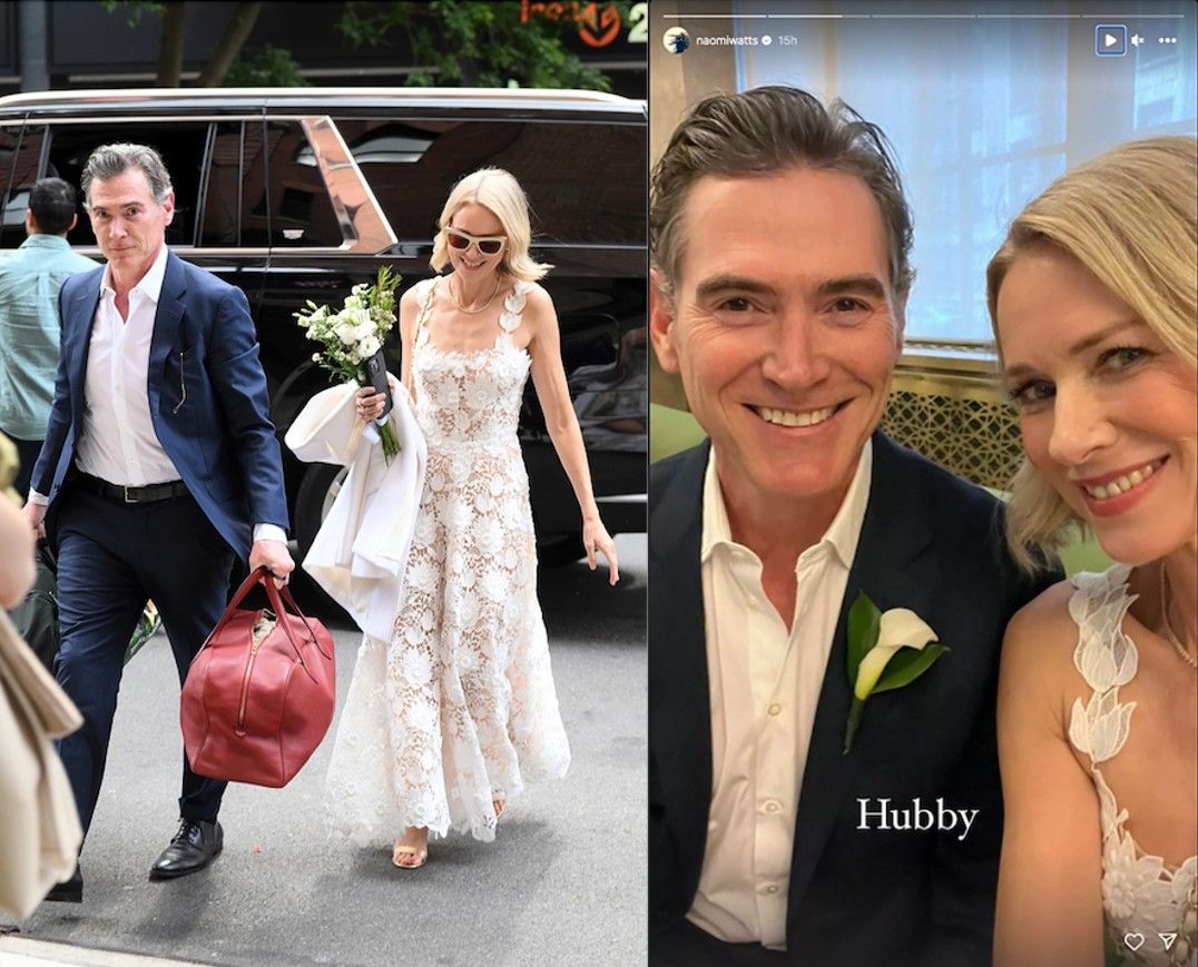 Naomi Watts and Billy Crudup Get Married in Manhattan Courthouse