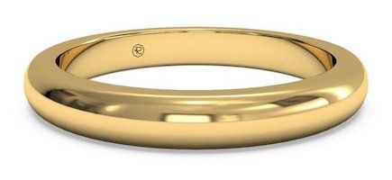 yellow gold wedding ring