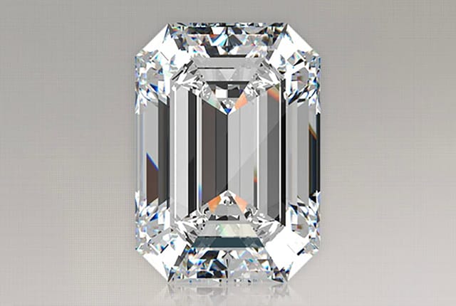 0.37 Carat Emerald Lab Diamond