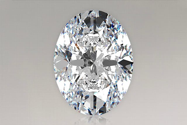 3.32 Carat Oval Lab Diamond